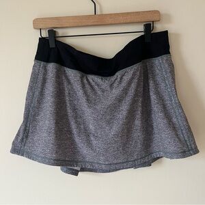 Lululemon Pace Rival Skirt Tall No Panels Heather Lux Multi Black / Black 10